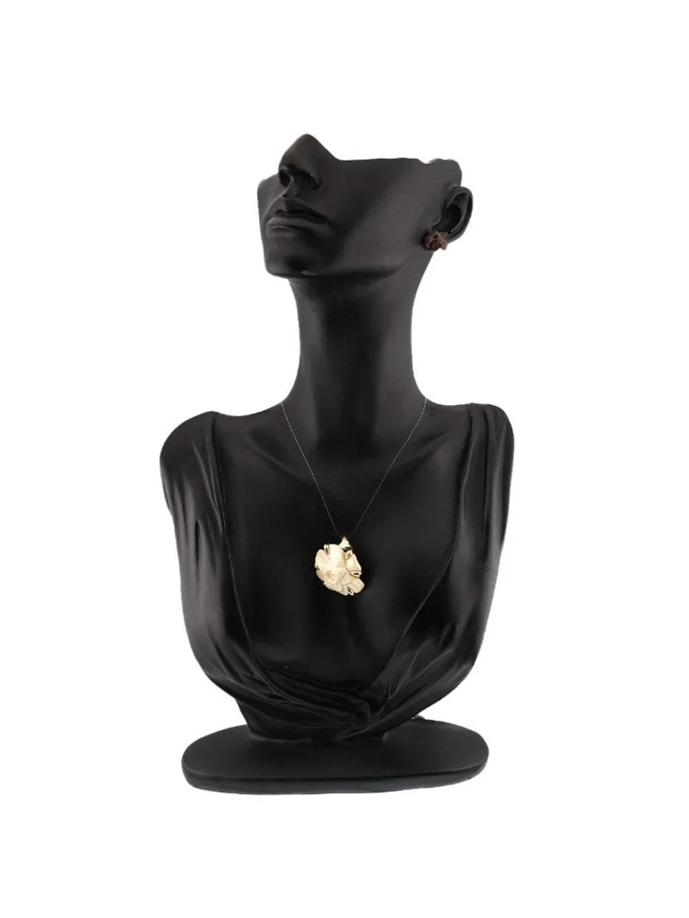 Chanel Camellia Pendant Top Cashoron 18k YG Yellow Gold